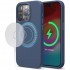 Чехол Elago Soft silicone (Liquid) (MagSafe) для iPhone 15 Pro Max, цвет Синий (ES15MSSC67PRO-JIN)