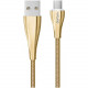 Кабель Dorten USB-C to USB Armor Series 1 м, цвет Золотой (DN303703)