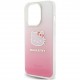 Чехол Hello Kitty PC/TPU Kitty Head Gradient Hard для iPhone 15 Pro Max, цвет Розовый (HKHCP15XHDGKEP)