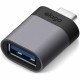 Переходник Elago Mini Aluminum USB-C to USB-A (1 шт.), цвет Темно-серый (EADP-ALUSBC-DGY)