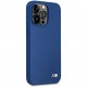 Чехол BMW M-Collection Liquid silicone Hard (MagSafe) для iPhone 13 Pro, цвет Синий (BMHMP13LMSILNA)