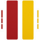 Ремешки Uniq HELDRO FlexGrip для чехла на iPhone 12/12 Pro (2 шт.), цвет Красный/Желтый (HELDBAND(6.1)-RDYL)