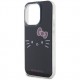 Чехол Hello Kitty PC/TPU Kitty Face Hard для iPhone 15 Pro, цвет Черный (HKHCP15LHKHLK)
