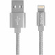 Кабель Dorten Lightning to USB Metallic Series 2 м, цвет Серый (DN312017)