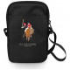 Сумка U.S. Polo Assn. Phone Bag для смартфонов до 8", цвет Черный (USPBPUGFLBK)