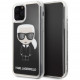 Чехол Karl Lagerfeld Liquid glitter Karl Iconic Hard для iPhone 11 Pro, цвет Черный (KLHCN58ICGBK)