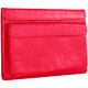 Чехол-конверт с карманом Alexander Croco Edition для MacBook Air 13"/Pro 13" из натуральной кожи, цвет Красный