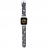 Ремешок Hello Kitty PU Saffiano Heads and Bows для Apple Watch 41/40/38 mm, цвет Серебристый (HKAWMPSAPSS)