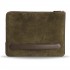 Чехол Bustha Zip Folio Suede/Leather для MacBook Air/Pro 13&quot; (18/22), цвет Темный хаки (Dark Khaki) (BST755120)