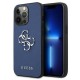 Чехол Guess PU Saffiano 4G Big metal logo Hard для iPhone 13 Pro, цвет Синий (GUHCP13LSA4GSBL)