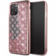 Чехол Guess Liquid glitter 4G Peony Hard для iPhone 11 Pro Max, цвет Розовый (GUHCN65PEOLGPI)