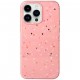 Чехол Uniq COEHL Terrazzo для iPhone 14 Pro Max, цвет Кораллово-розовый (Coral Pink) (IP6.7PM(2022)-TEZCPK)