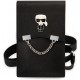 Сумка Karl Lagerfeld Wallet Phone Bag PU Saffiano Metal Ikonik with Chain для смартфонов, цвет Черный (KLWBSAIPCK)