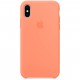 Силиконовый чехол Apple для iPhone X, цвет "Сочный персик" (MRRC2ZM/A)