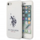 Чехол U.S. Polo Assn. Liquid silicone Big horse Hard для iPhone SE 2020/8/7, цвет Белый (USHCI8SLHRWH)
