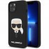 Чехол Karl Lagerfeld Liquid silicone Karl's Head Hard для iPhone 13 Mini, цвет Черный (KLHCP13SSLKHBK)