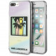 Чехол Karl Lagerfeld TPU Kalifornia Dreams Hard для iPhone 7 Plus/8 Plus, цвет Переливающийся (KLHCI8LIRKD)