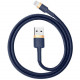 Кабель Baseus Cafule Cable USB - Lightning 2.4 A 0.5 м, цвет Синий/Золотой (CALKLF-AV3)