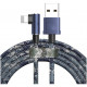 Кабель Baseus Camouflage Mobile Game Cable USB - Lightning 1.5 A 2 м, цвет Синий (CALMC-B03)