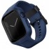Чехол с ремешком Uniq Monos 2-in-1 case + strap для Apple Watch 4/5/6/SE/7/8 44/45 мм, цвет Синий (45MM-MONOSBLU)