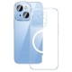 Чехол Baseus Crystal Magnetic Ultra-Thinn PC case + Tempered glass для iPhone 14, цвет Прозрачный (ARJC000002)