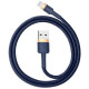Кабель Baseus Cafule Cable USB - Lightning 2.4 A 1 м, цвет Синий/Золотой (CALKLF-BV3)