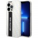 Чехол AMG PC/TPU Double layer Carbon pattern для iPhone 14 Pro Max, цвет Белый (AMHCP14X2DVCW)