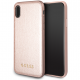 Чехол Guess Iridescent Hard PU для iPhone X/XS, цвет "Розовое золото" (GUHCPXIGLRG)