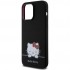 Чехол Hello Kitty Liquid silicone Dreaming Kitty Hard для iPhone 14 Pro Max, цвет Черный (HKHCP14XSKCDKK)