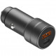 Автомобильное зарядное устройство EnergEA Alu drive PD20+, USB-C PD20 +USB-A QC3.0 (total 38W), цвет Серый (CAR-AD-D20)