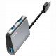 USB-концентратор Baseus Enjoyment series USB to 3xUSB 3.0, цвет Темно-серый (CAHUB-A0G)