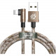 Кабель Baseus Camouflage Mobile Game Cable USB - Lightning 2.4 A 1 м, цвет Коричневый (CALMC-A12)