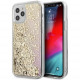 Чехол Guess Liquid Glitter 4G Hard для iPhone 12/12 Pro, цвет Золотой градиент (GUHCP12MLG4GGPIGO)