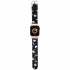 Ремешок Hello Kitty PU Saffiano Heads and Bows для Apple Watch 41/40/38 mm, цвет Черный (HKAWMPSAPSK)
