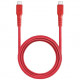 Кабель EnergEA FibraTough USB Type-C - USB Type-C 5 A 5 Гбит/с 1.5 м, цвет Красный (CBL-FTCC5G-RED150)