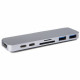 Переходник HyperDrive Thunderbolt 3 USB-C Hub для MacBook Pro, цвет Серебристый