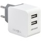 Сетевое зарядное устройство EnergEA Ampcharge 3.4 А 2 USB + кабель Lightning MFI, цвет Белый (DU34-NKT-IEU)