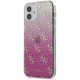 Чехол Guess PC/TPU 4G Hard для iPhone 12 mini, цвет Розовый градиент (GUHCP12SPCU4GGPI)