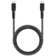 Кабель EnergEA FibraTough USB Type-C - USB Type-C 480 Mbps 5A 1.5 м, цвет Черный (CBL-FTCC-BLK150)