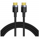 Кабель Baseus Cafule 4KHDMI Male To 4KHDMI Male Adapter Cable 2 м, цвет Черный (CADKLF-F01)