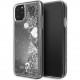 Чехол Guess Liquid Glitter Hard для iPhone 11 Pro Max, цвет Серебристый (GUHCN65GLHFLSI)