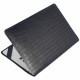 Чехол-обложка Alexander Croco Edition для MacBook Pro 16" из натуральной кожи, цвет Черный