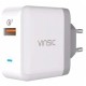 Сетевое зарядное устройство Vinsic QC3.0 USB Quick Charger 18W, цвет Белый (VSCW113)