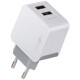 Сетевое зарядное устройство EnergEA Ampcharge 3.4 А 2 USB + кабель Type-C, цвет Белый (DU34-NTK-CEU)