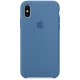 Силиконовый чехол Apple для iPhone X, цвет "Синий деним" (MRG22ZM/A)