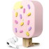 Чехол с карабином Elago Unique Ice Cream Hang case для AirPods Pro 2 (all), цвет Розовый (EAPP2-ICE-LPK)