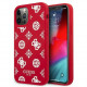 Чехол Guess Liquid silicone Peony Hard для iPhone 12/12 Pro, цвет Красный (GUHCP12MLSPEWRE)