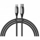 Кабель BMX Sequins MFi Certified Cable USB Type-C - Lightning PD 18 Вт 1.2 м, цвет Черный (CATLLP-A01)