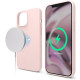 Чехол Elago MagSafe Soft silicone case для iPhone 12 Pro Max, цвет Розовый (ES12MSSC67-LPK)