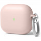 Чехол с карабином Elago Liquid silicone Hang для AirPods 3 (2021), цвет Розовый (EAP3RH-HANG-LPK)
